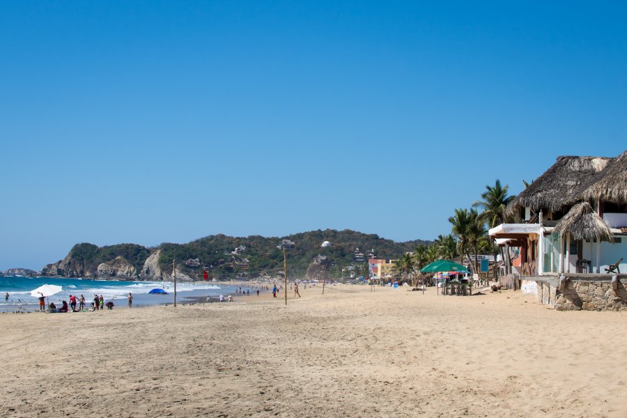 Plage de Zipolite, Mexique