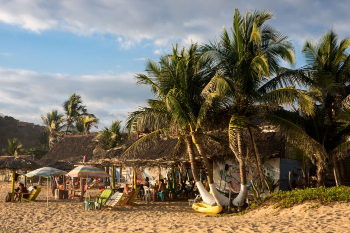 Plage de Zipolite, Mexique