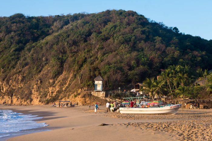 Plage de Mazunte, Mexique