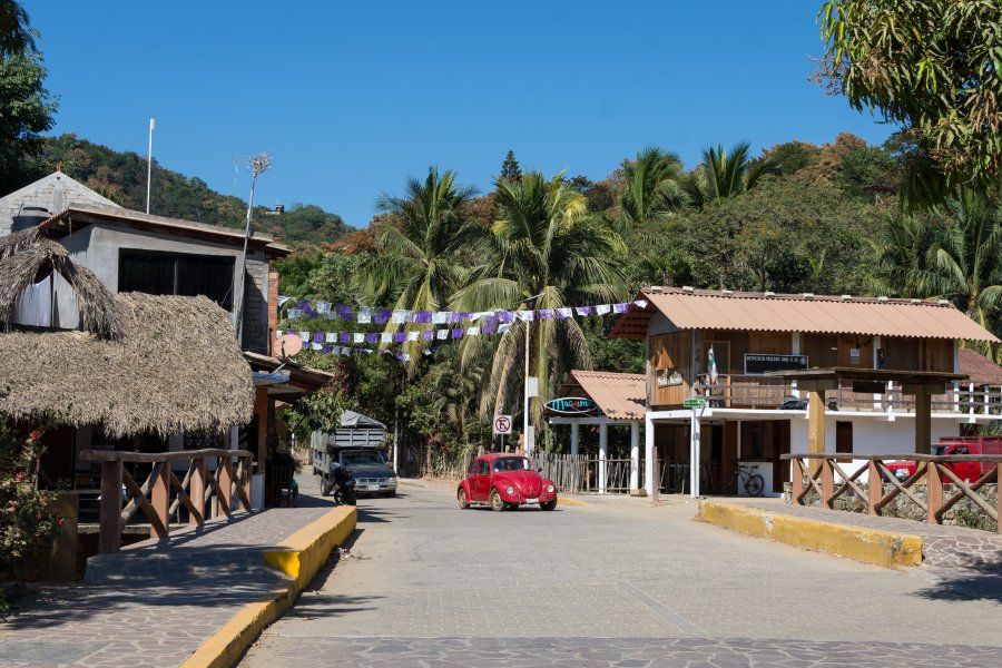 Village de Mazunte, Mexique