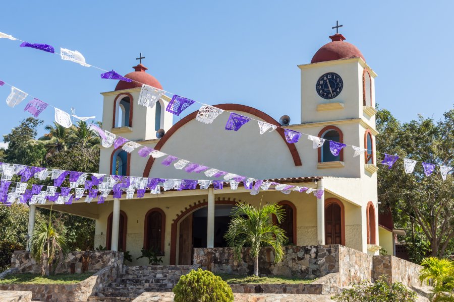 Village de Mazunte, Mexique