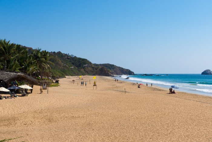 Plage de San Agustinillo, Mexique