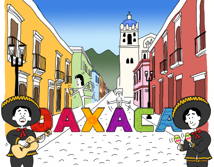 Dessin : Mi-fugue, mi-raison à Oaxaca