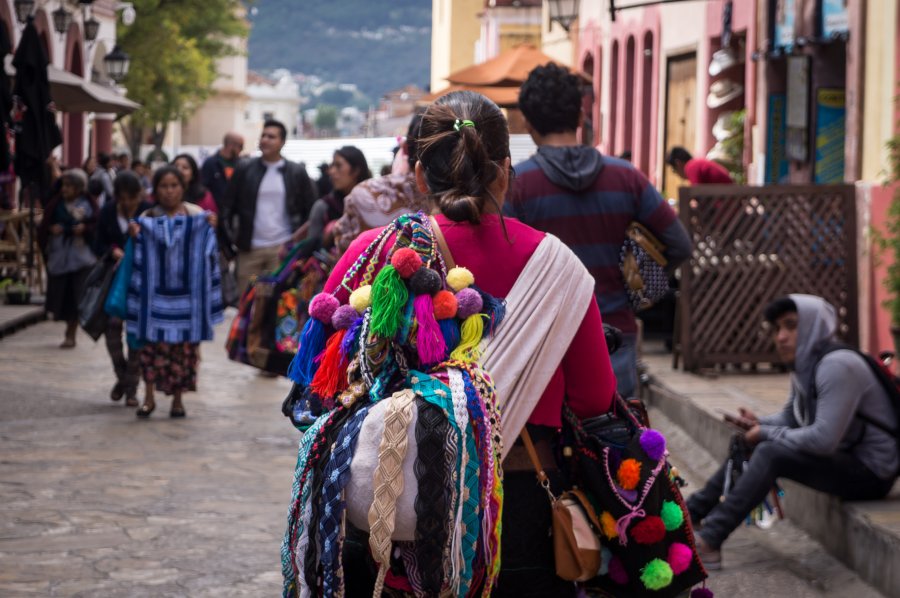 Vendeuse de rue à San Cristóbal de Las Casas