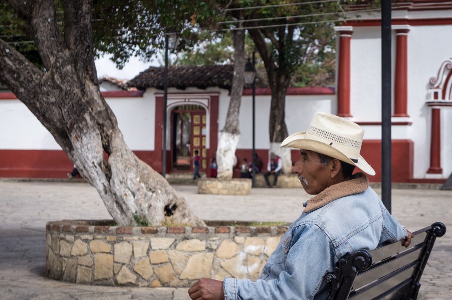 Scène de rue à San Cristóbal de Las Casas, Mexique