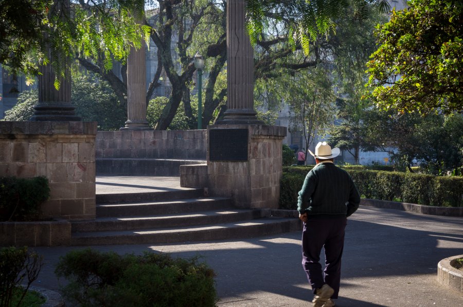 Homme à chapeau, Quetzaltenango, Guatemala