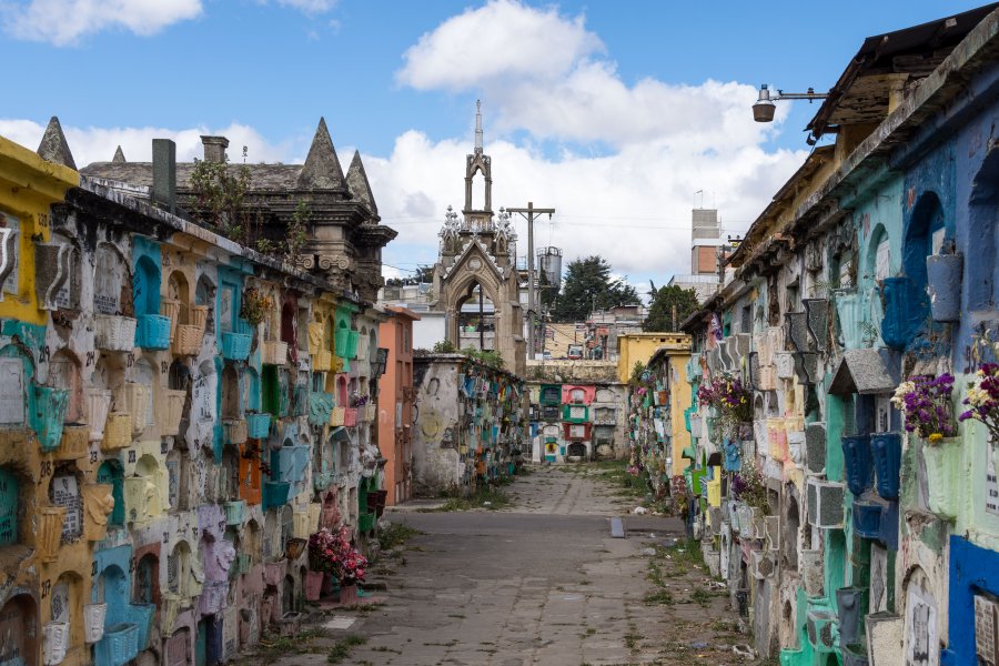 Cimetière coloré de Quetzaltenango, Guatemala