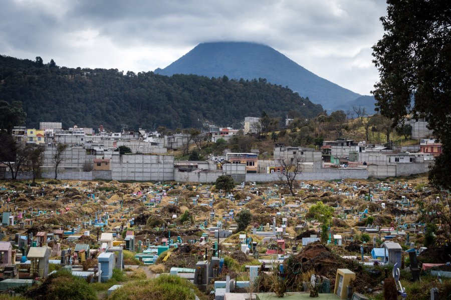 Cimetière coloré de Quetzaltenango, Guatemala