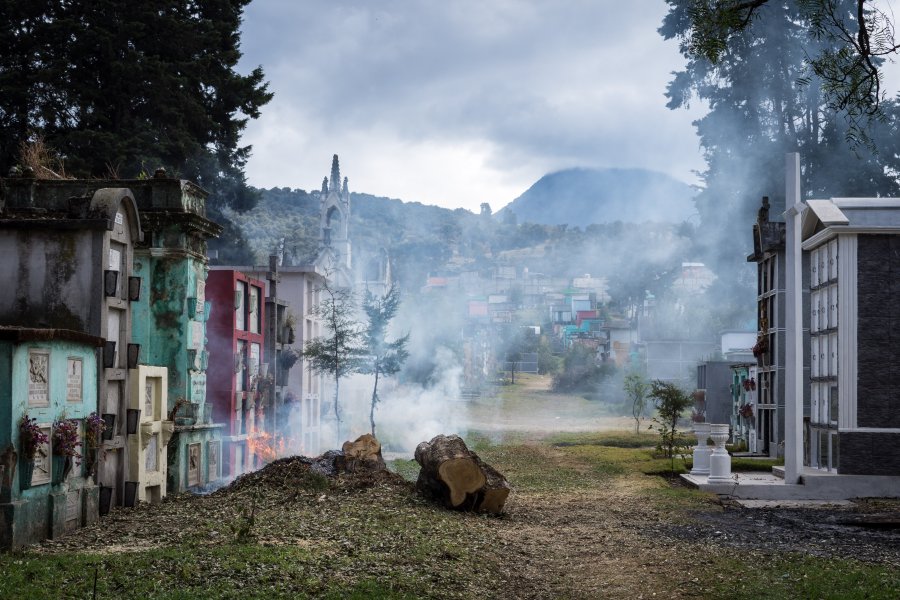 Cimetière coloré de Quetzaltenango, Guatemala