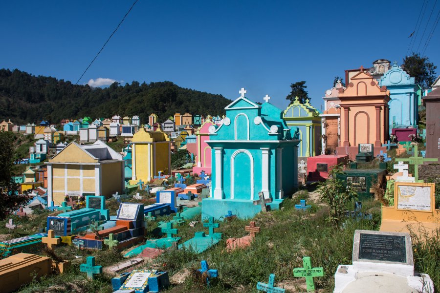 Cimetière de Chichicastenango, Guatemala