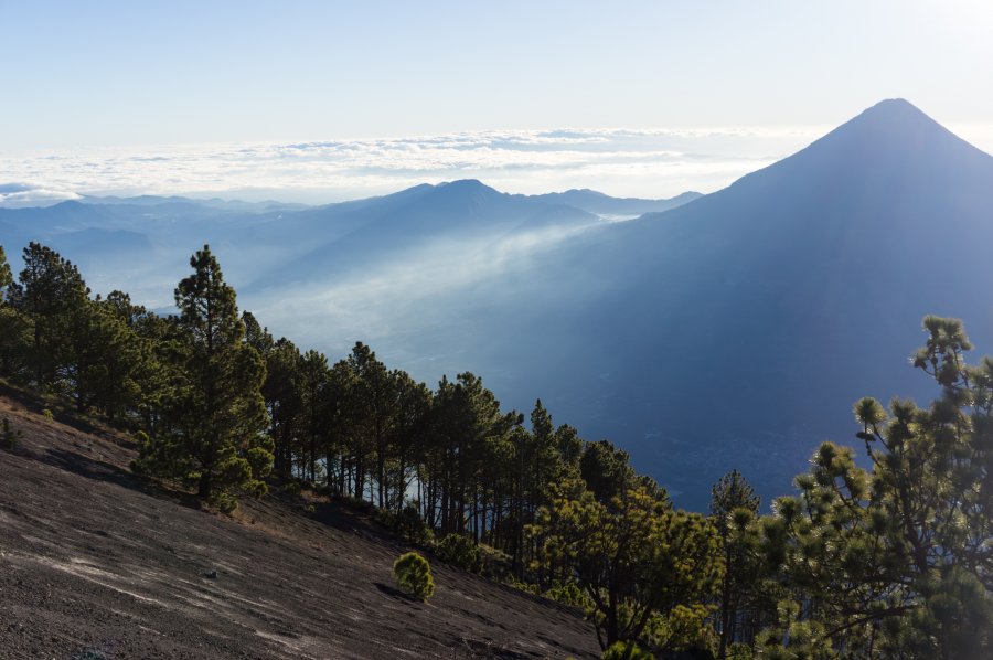 Ascension du volcan Acatenango, Guatemala