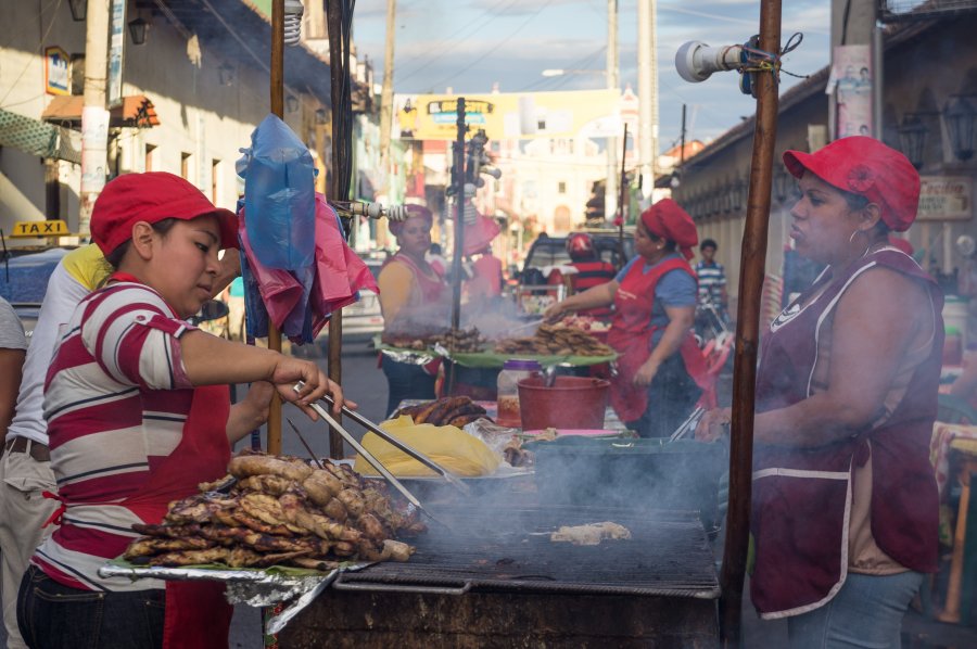 Barbecue à León, Nicaragua