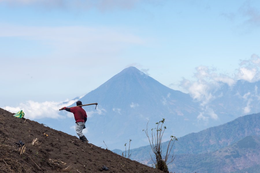 Ascension du volcan Acatenango, Guatemala