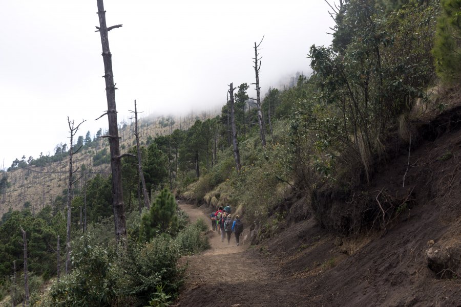 Ascension du volcan Acatenango, Guatemala