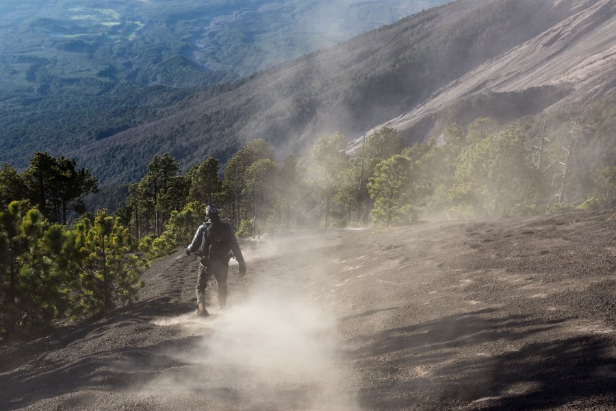 Ascension du volcan Acatenango, Guatemala