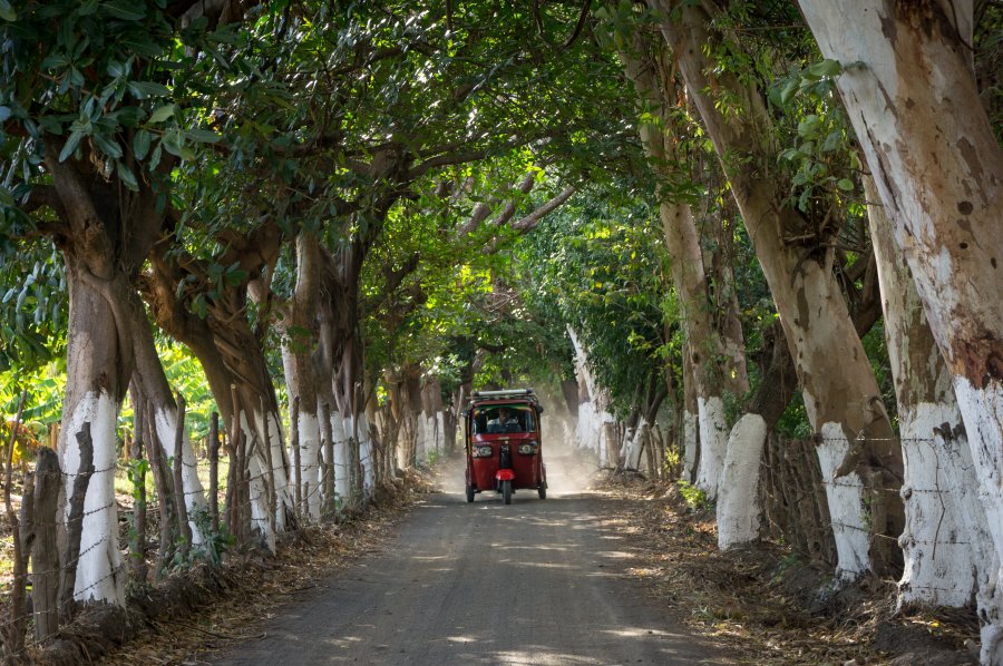 Tuktuk à Ometepe, Nicaragua