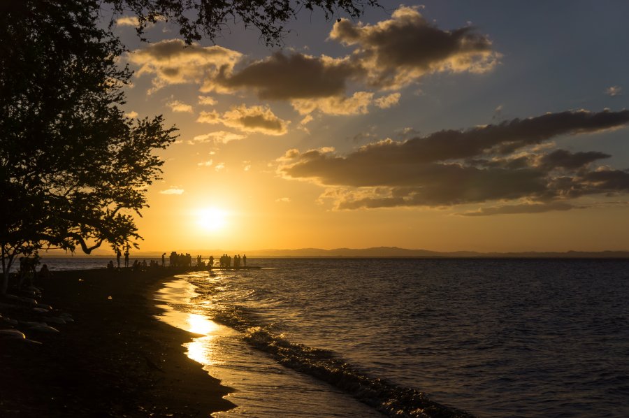 Coucher de soleil à Ometepe, Nicaragua