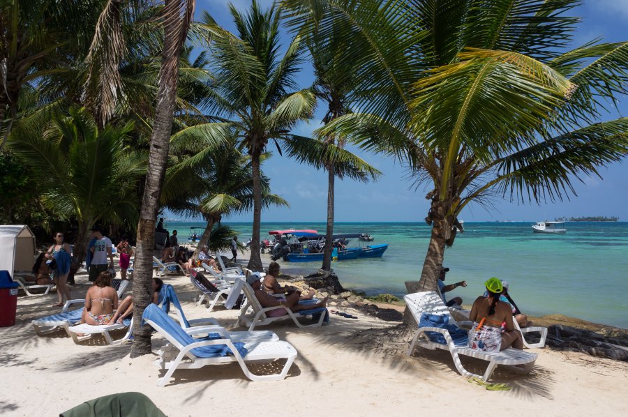 Plage de San Luis, San Andres, Colombie