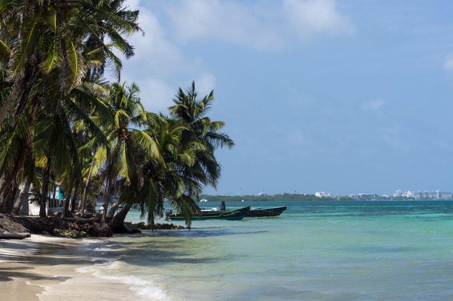 Plage de San Luis, San Andres, Colombie