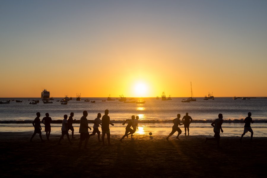 Coucher de soleil à San Juan del Sur, Nicaragua