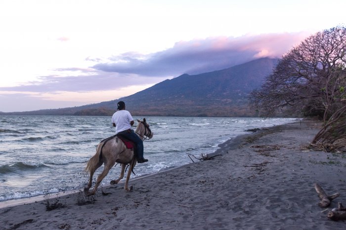 Coucher de soleil à Ometepe, Nicaragua