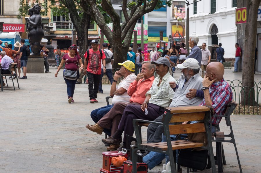 Scène de rue à Medellín, Colombie