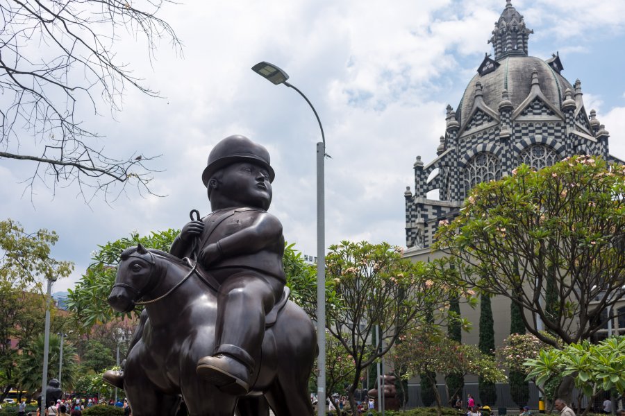 Statue de Botero, Medellín, Colombie