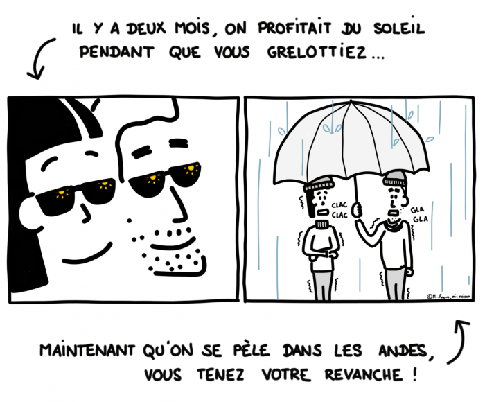 Dessin : Chacun son tour pour la météo !