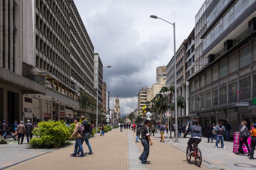 Quartier de la Candelaria à Bogota