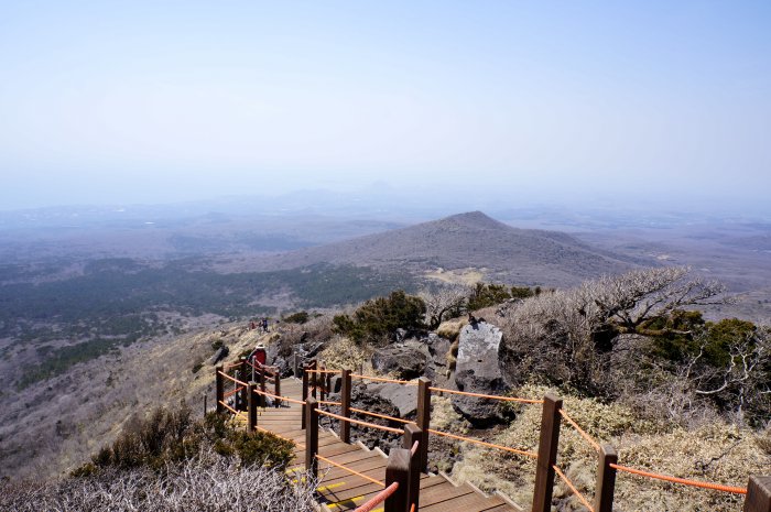 Randonnée sur le mont Hallasan, Jeju, Corée du Sud