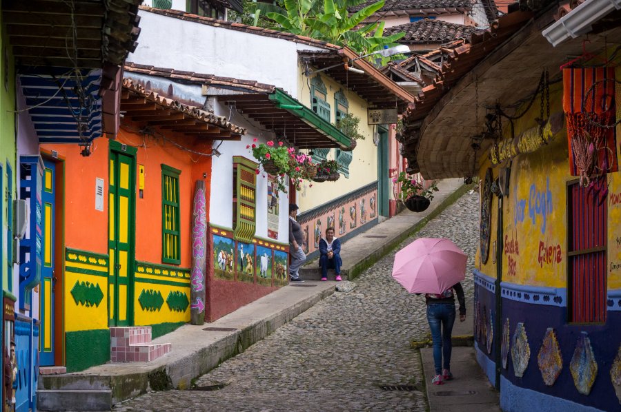 Village de Guatapé en Colombie