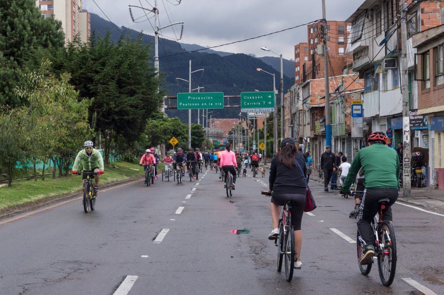 Dimanche : jour de vélo à Bogota