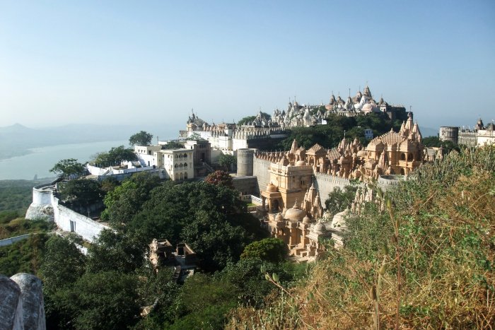 Randonnée jusqu'aux temple de Palitana, Inde