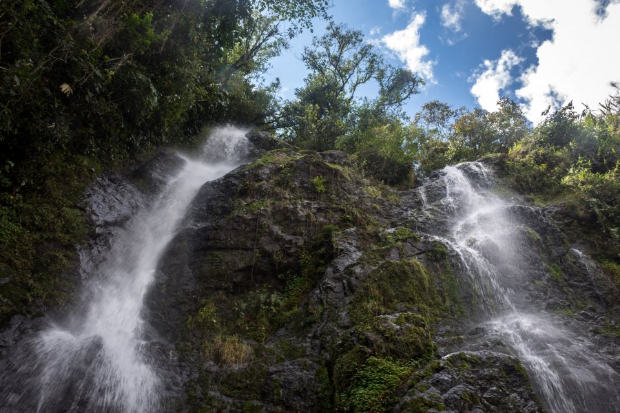 Randonnée près de Jardín, Colombie