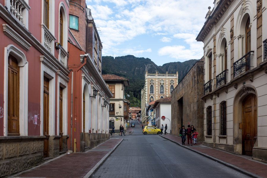 Quartier de La Candelaria à Bogota, Colombie