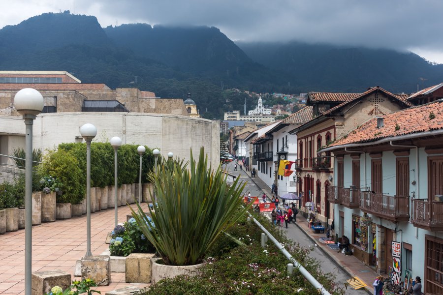 Quartier de la Candelaria à Bogota