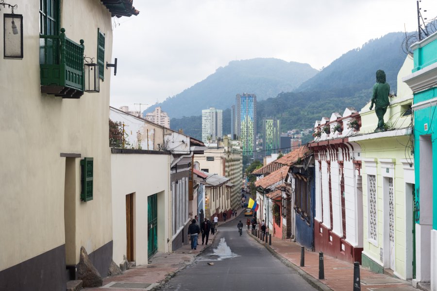 Quartier de la Candelaria à Bogota