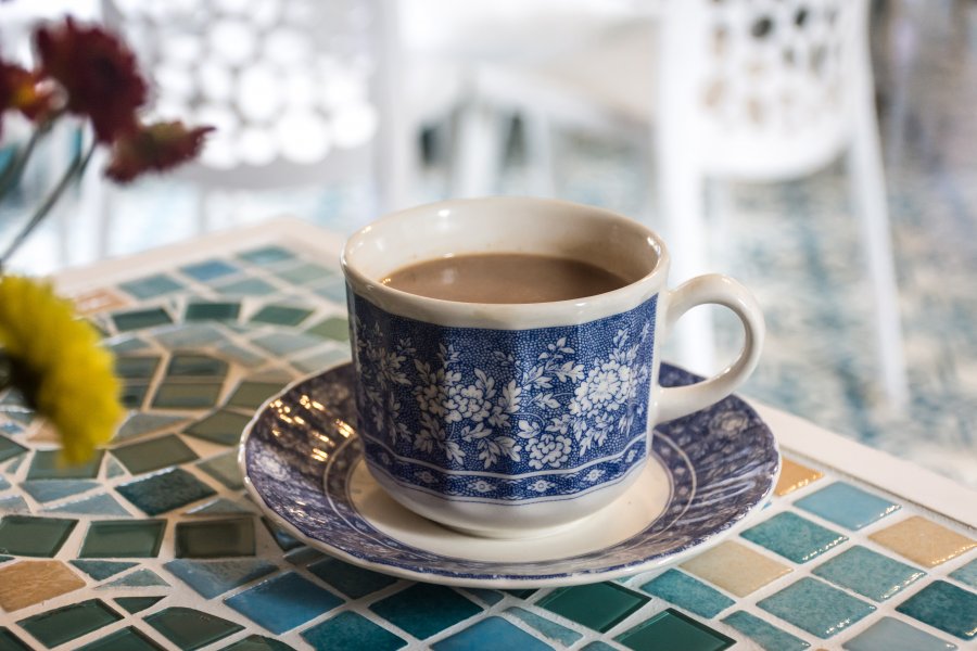 Tasse de chucula, un chocolat chaud colombien