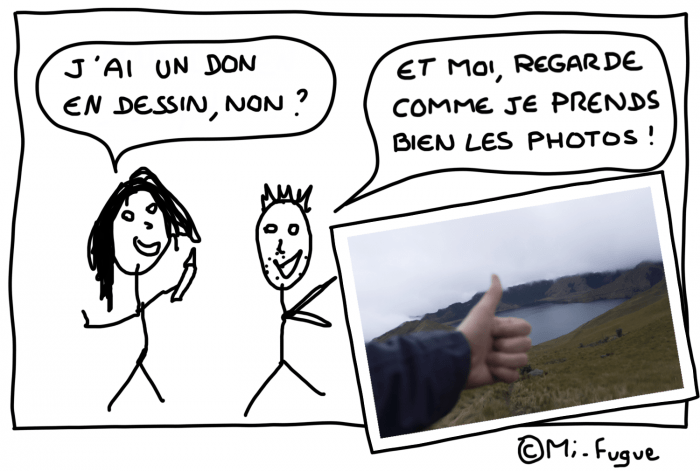 Dessin : Mi-fugue et Mi-raison changent de rôles