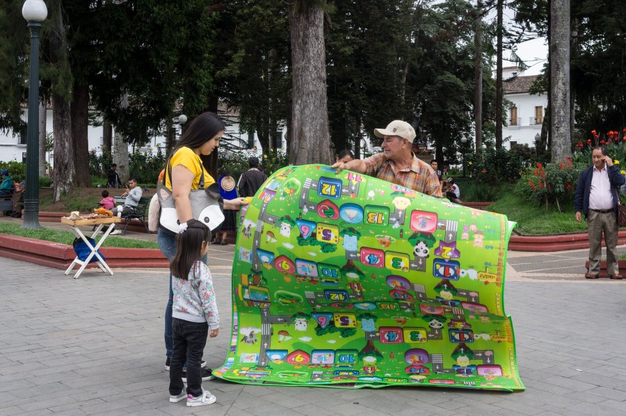 Vendeur de rue à Popayán, Colombie