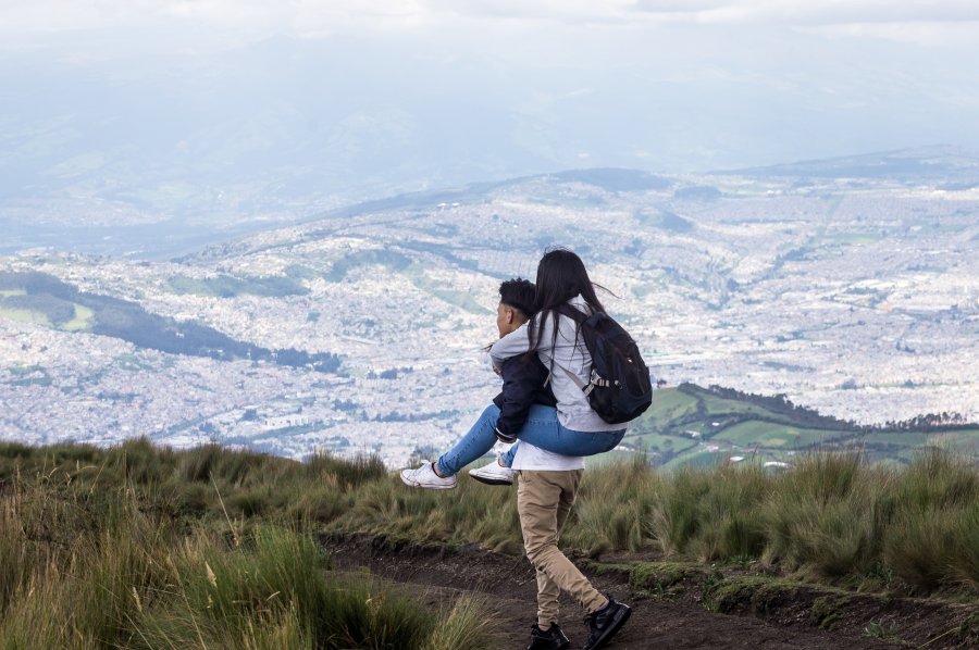 Promenade sur les hauteurs de Quito