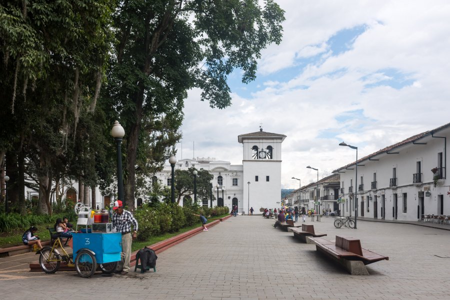 Ville de Popayán, Colombie