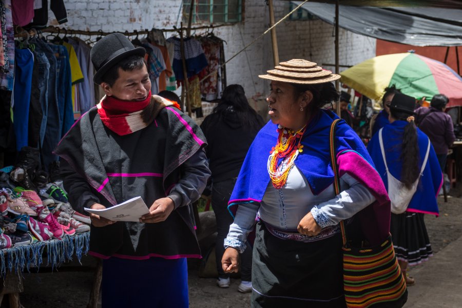 Marché indigène de Silvia, Colombie