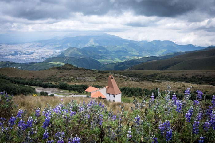 Sur les hauteurs de Quito, Équateur