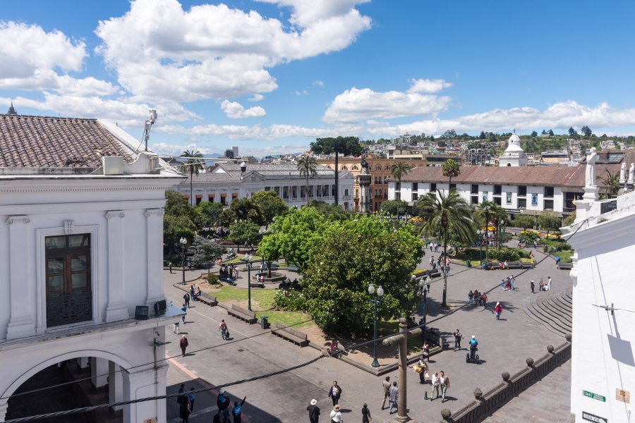 Plaza grande, Quito, Equateur