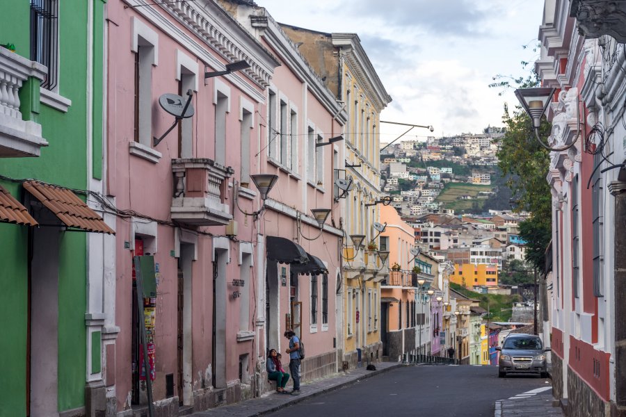 Rue Junín, Quartier San Marcos, Quito