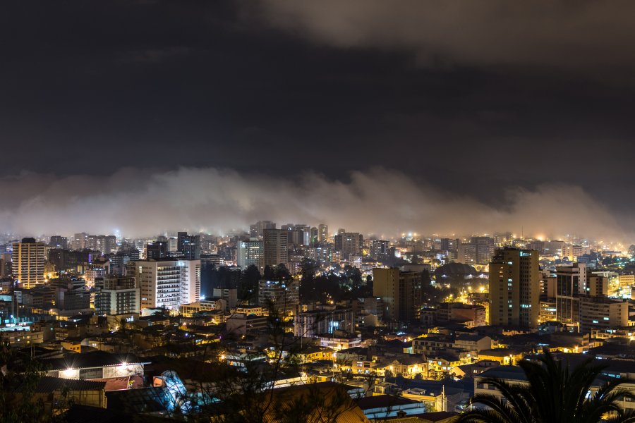 Nuit à Quito, Équateur