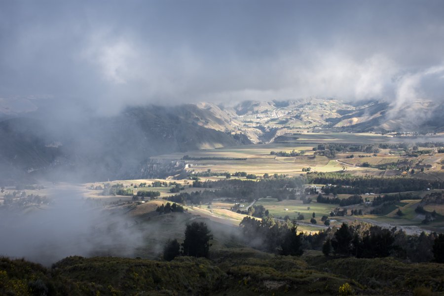 Nuages à Quilotoa, Équateur