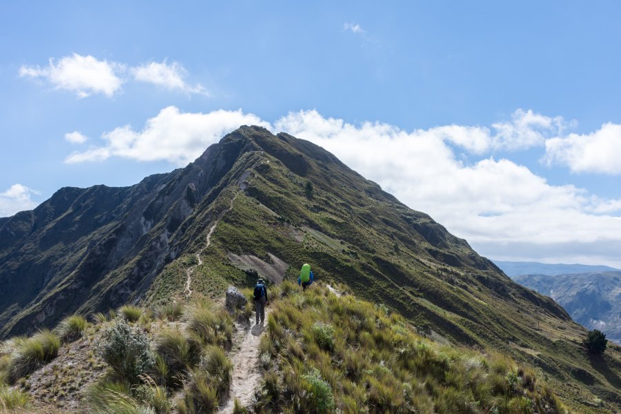 Randonnée sur la boucle de Quilotoa