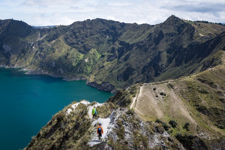 Randonnée sur la boucle de Quilotoa